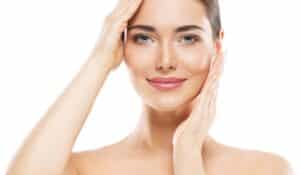 Woman after Restylane Lyft treatment